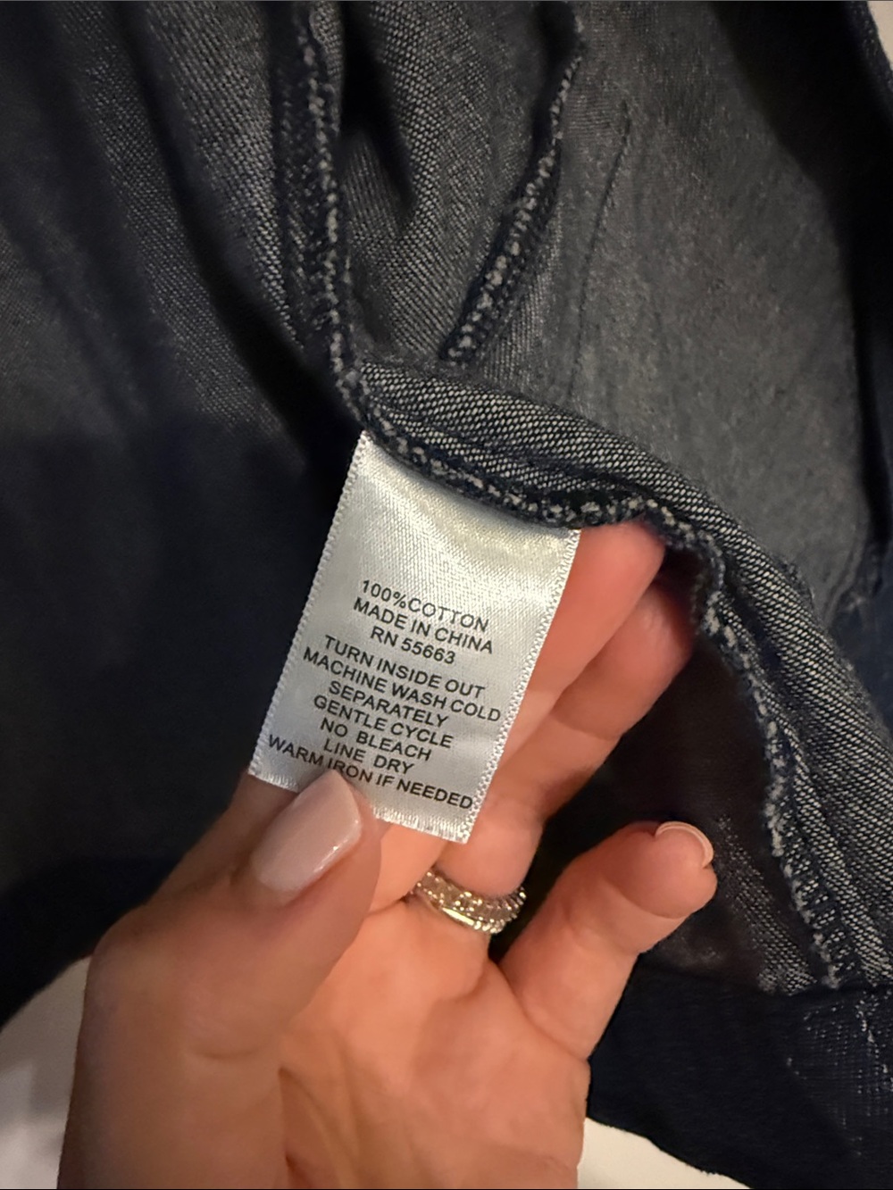 Stetson 100% Cotton Cape Jean Jacket - Picture 6 of 7